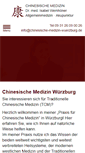Mobile Screenshot of chinesische-medizin-wuerzburg.de